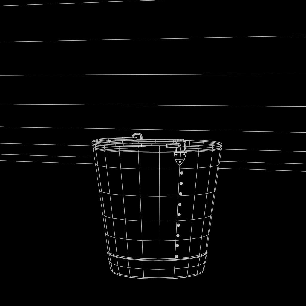 Bucket rusty - rusty Free low-poly 3D model_132