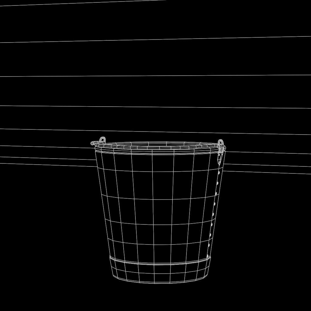 Bucket rusty - rusty Free low-poly 3D model_143