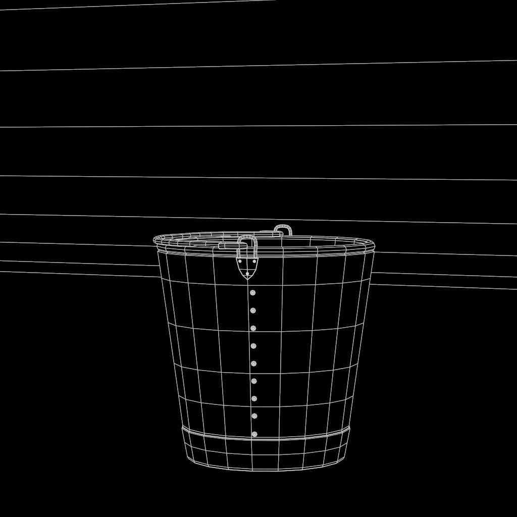 Bucket rusty - rusty Free low-poly 3D model_125