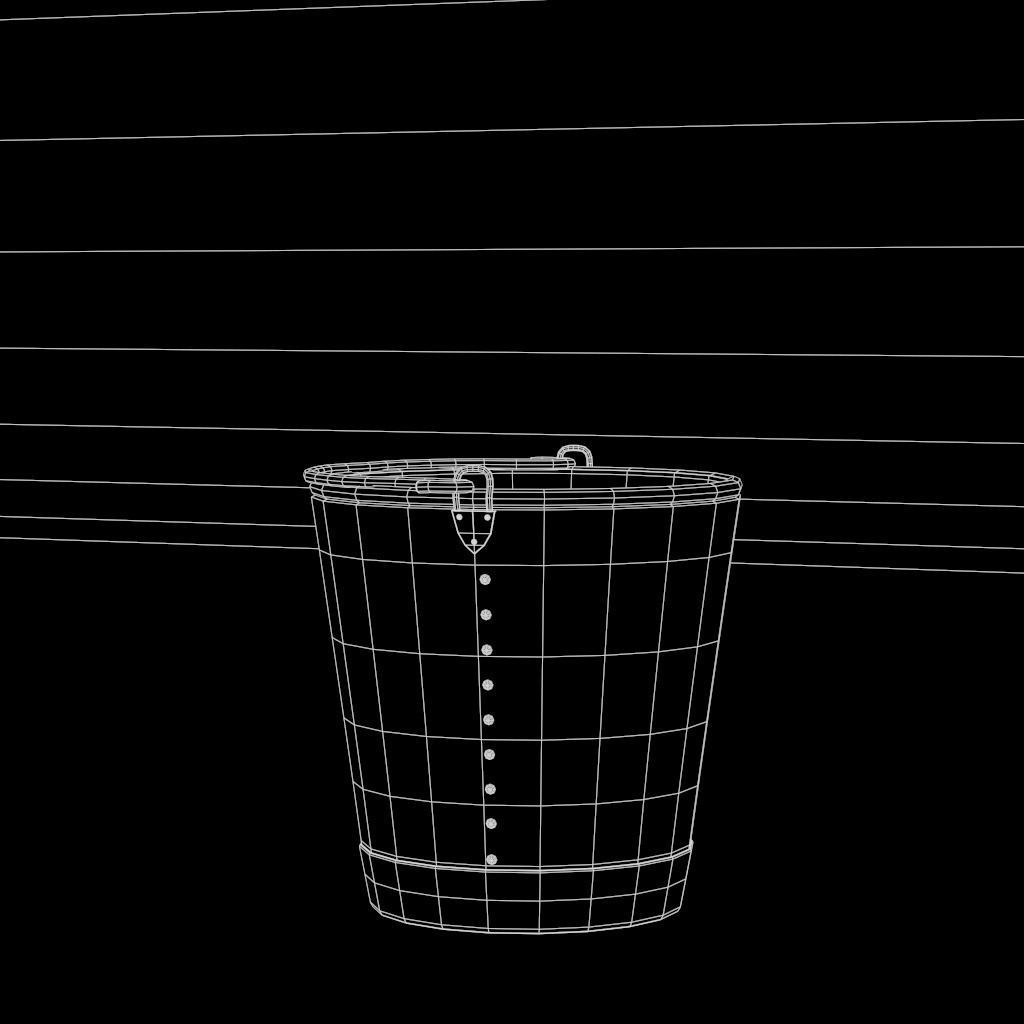 Bucket rusty - rusty Free low-poly 3D model_124