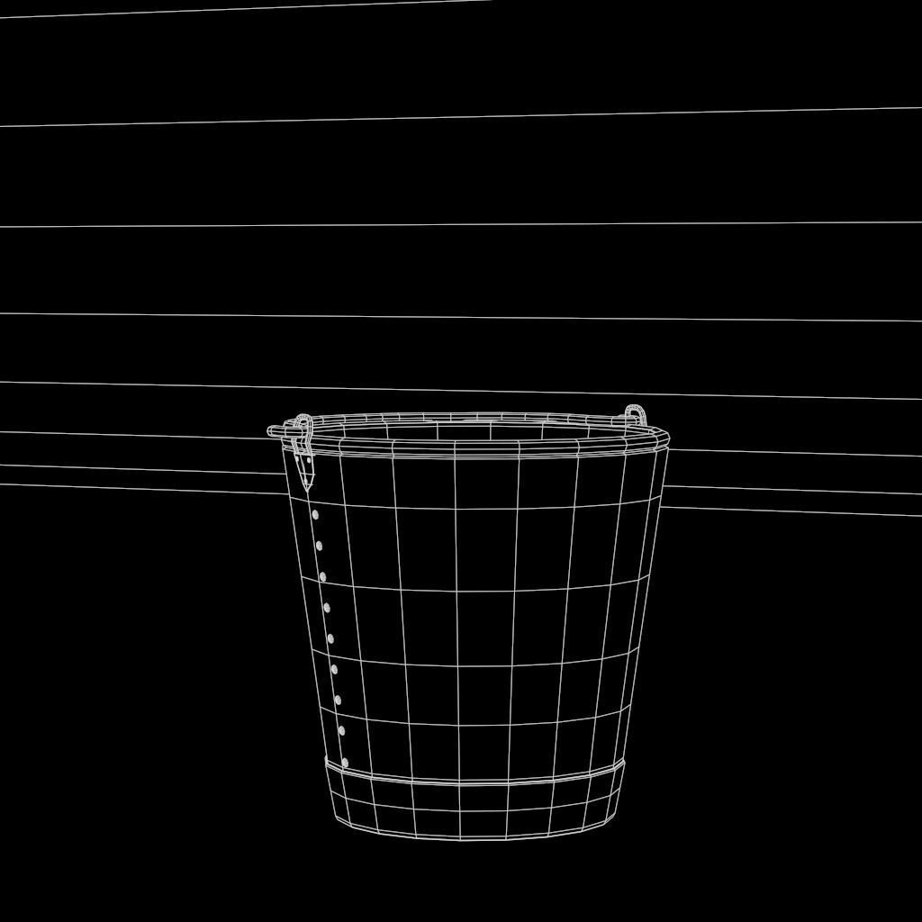 Bucket rusty - rusty Free low-poly 3D model_113