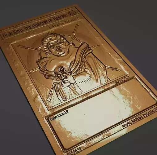 Dian Keto The Goddess of Healing-Card-Yugioh 3D print model
