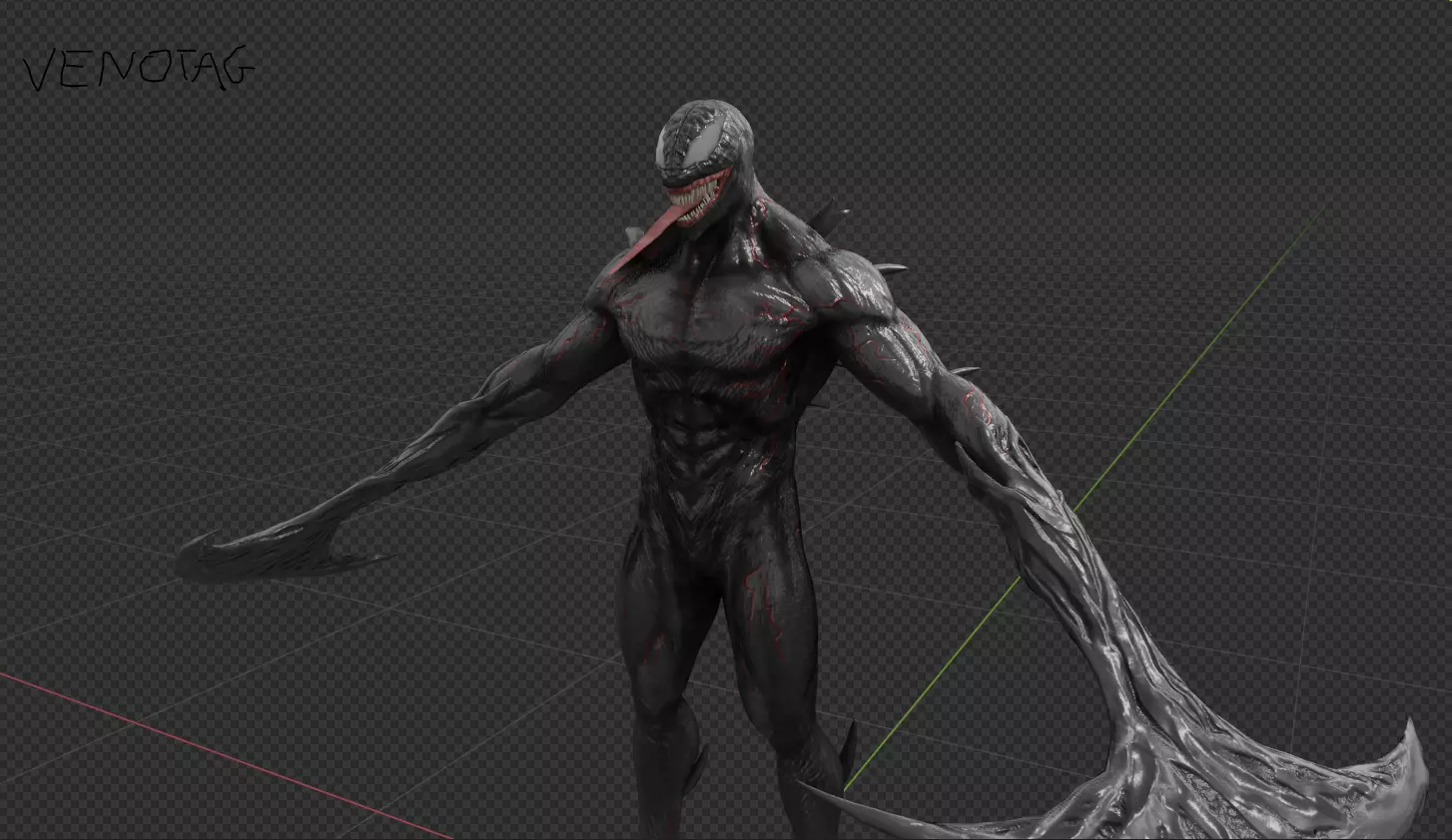 RIOT RIG BLENDER Free low-poly 3D model_0