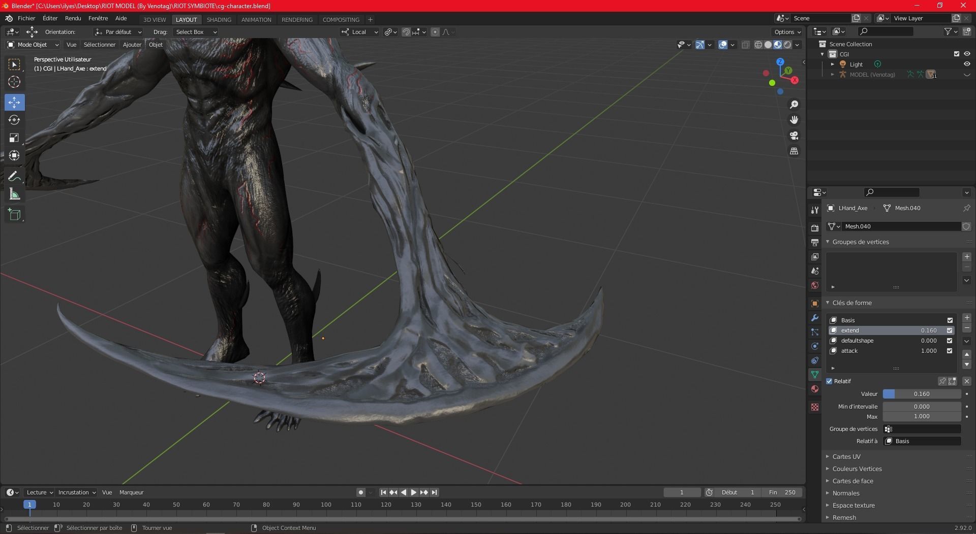 RIOT RIG BLENDER Free low-poly 3D model_1