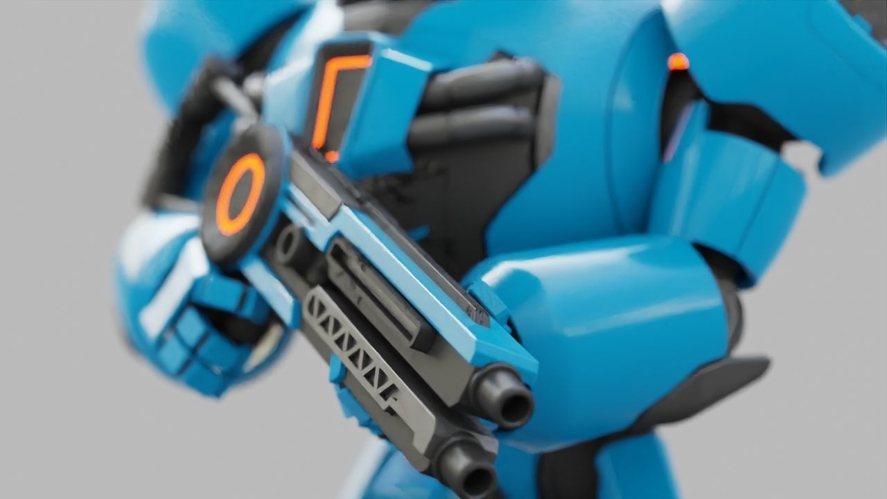 COMBAT DROID EREGON rigged character 3D model_23