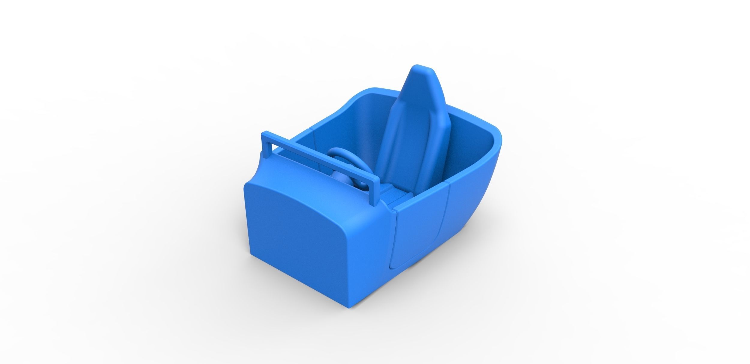 Cockpit Scale 1 to 25 3D print model_3