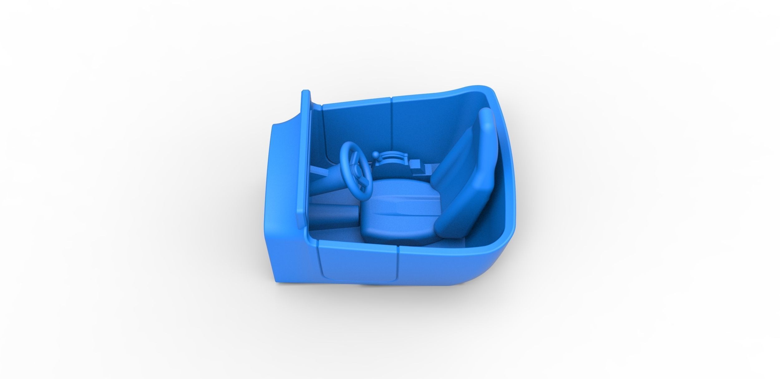 Cockpit Scale 1 to 25 3D print model_7