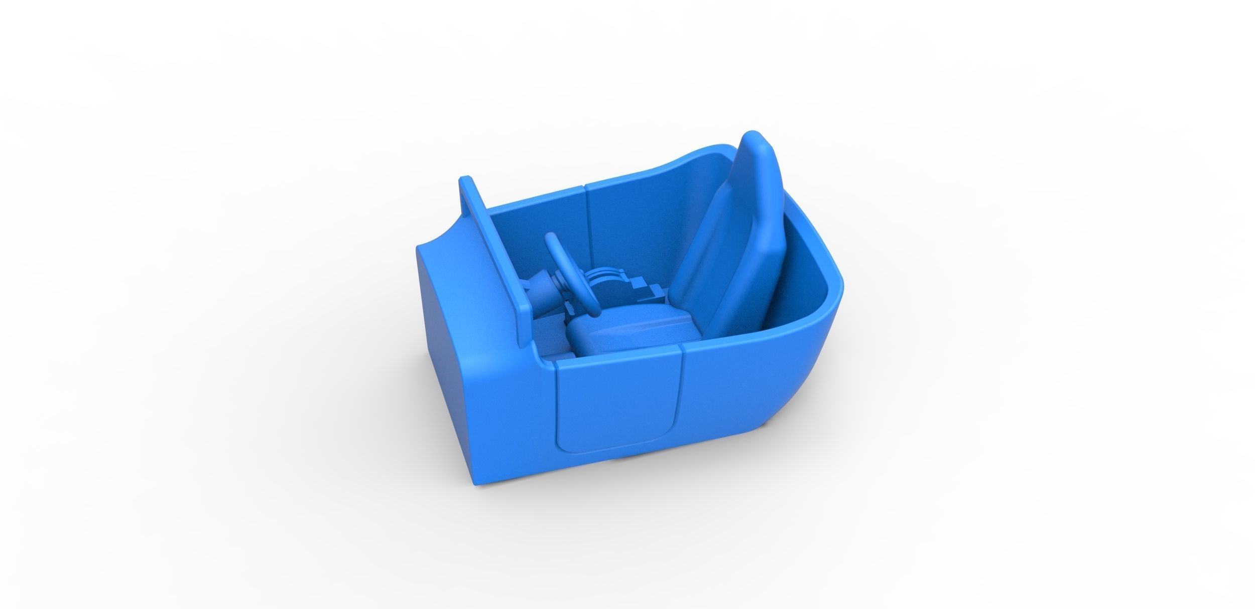 Cockpit Scale 1 to 25 3D print model_1