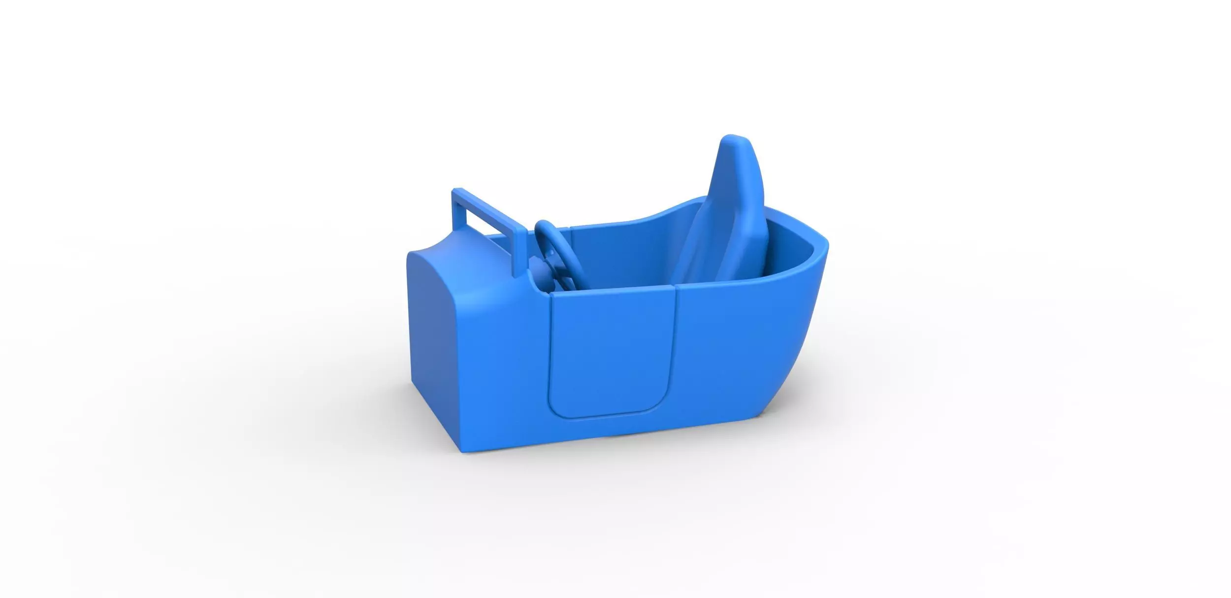 Cockpit Scale 1 to 25 3D print model_0