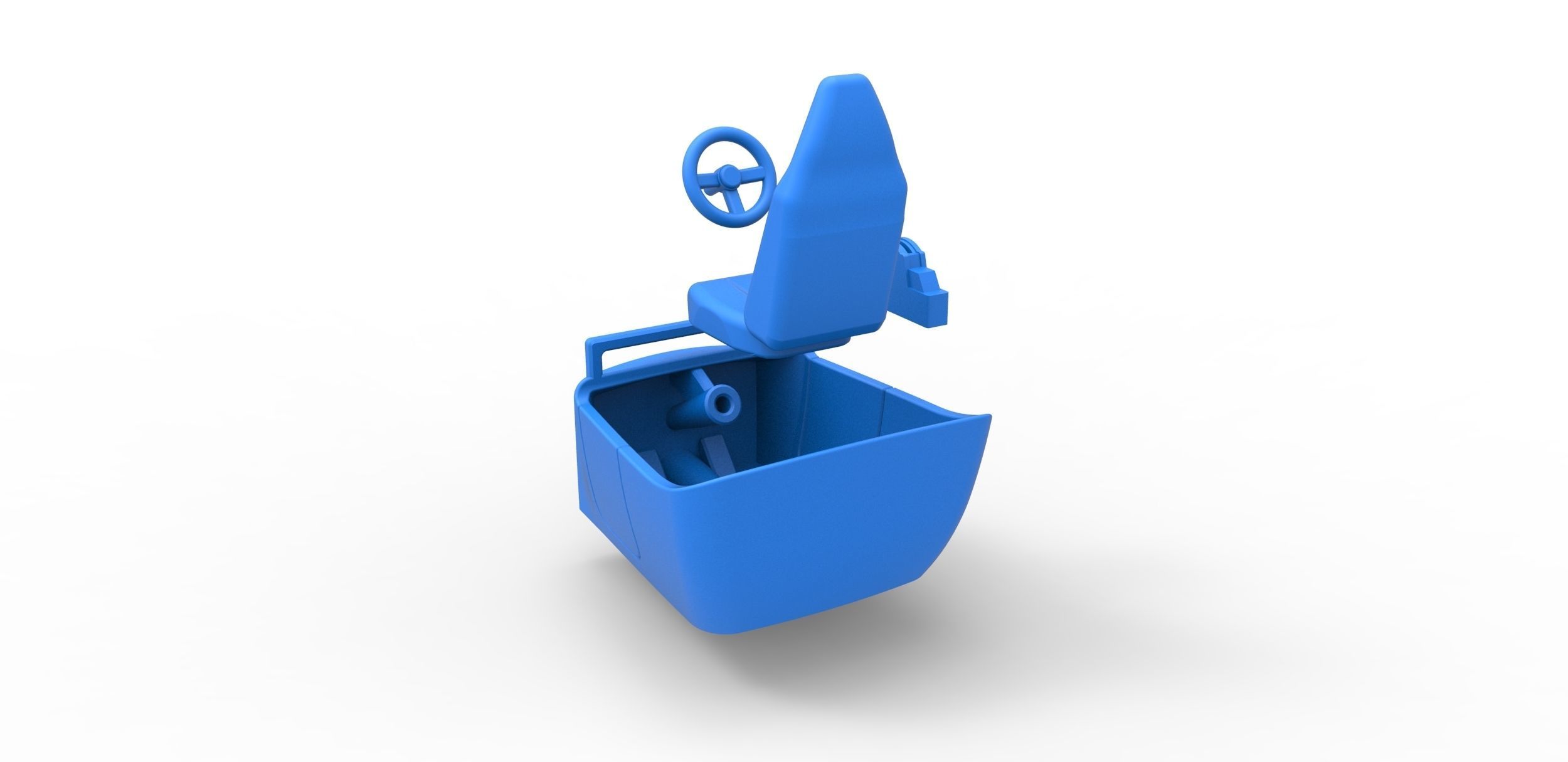 Cockpit Scale 1 to 25 3D print model_15