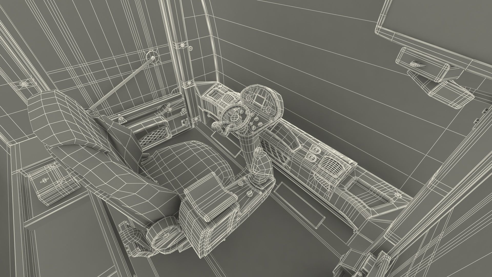 Bomag BW 28 RH Pneumatic Tired Compactor Dusty Rigged 3D model_35