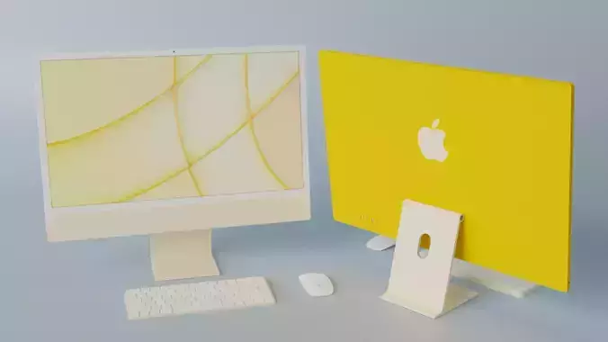Macデスクトップ iMac 24-inch Mac Yellow Yellow iMac - Apple