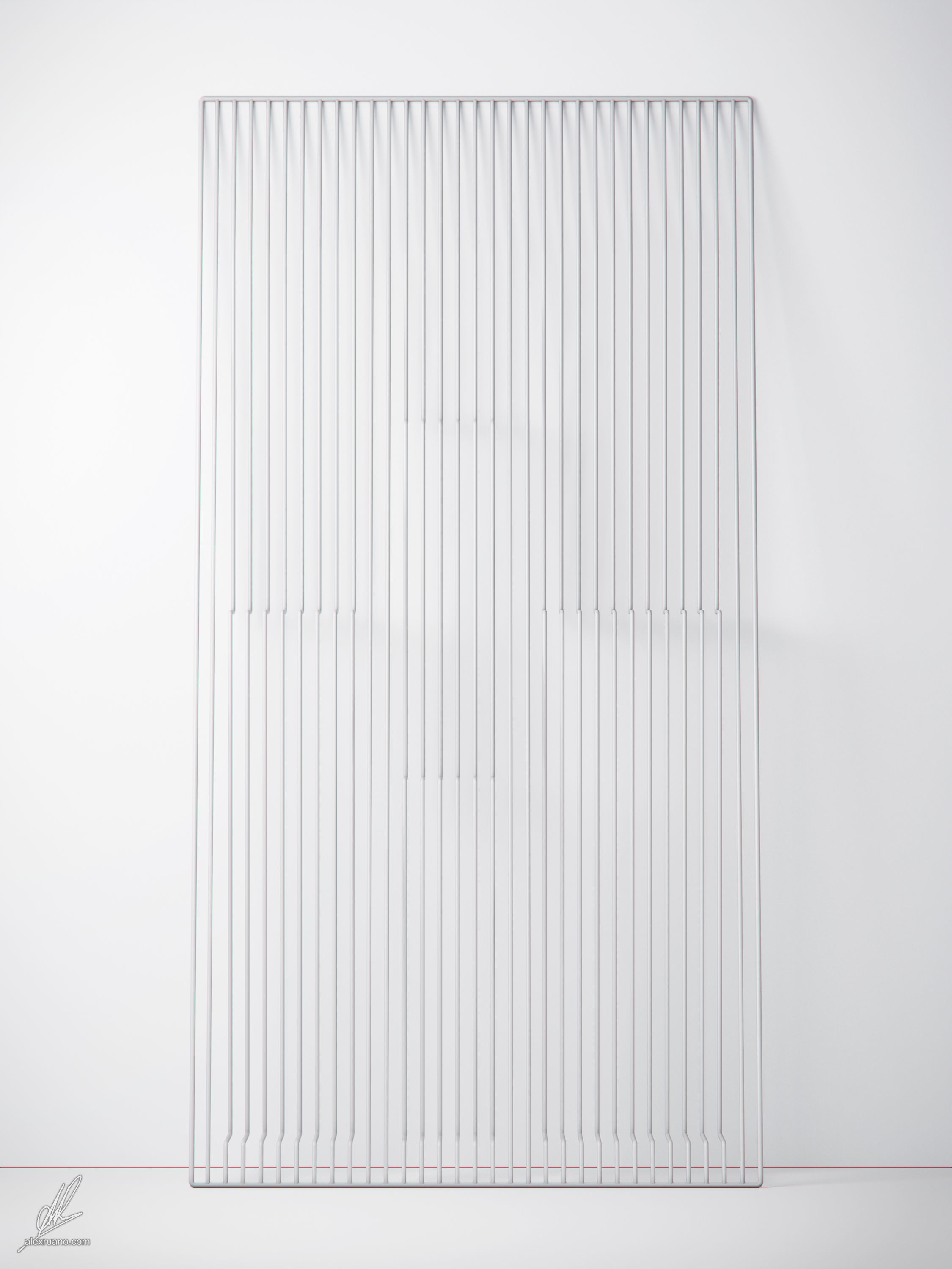 Iron shelf 3D model_7