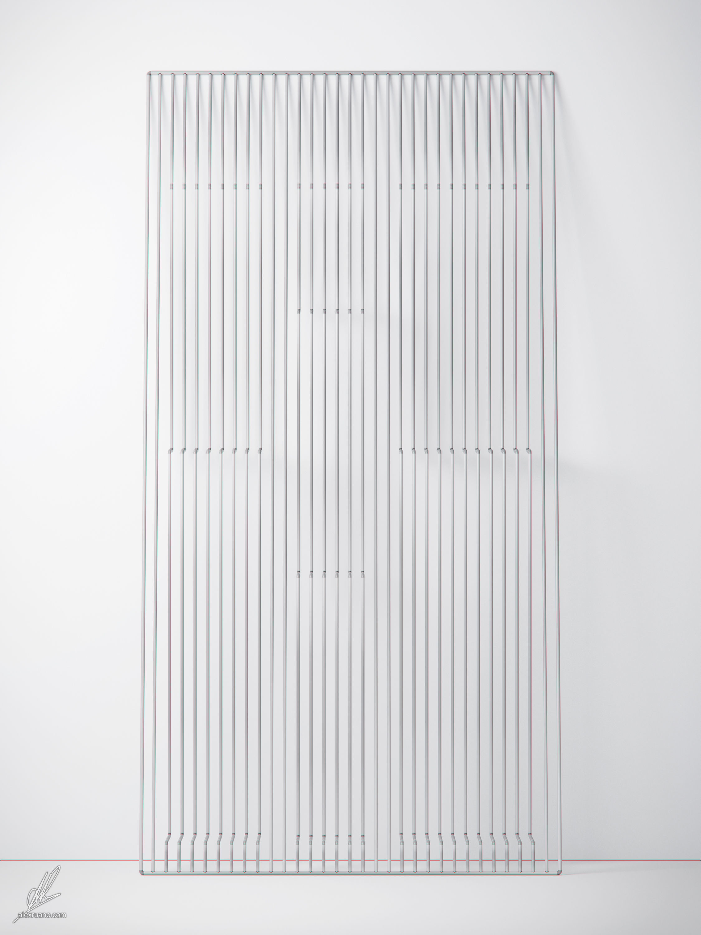 Iron shelf 3D model_10