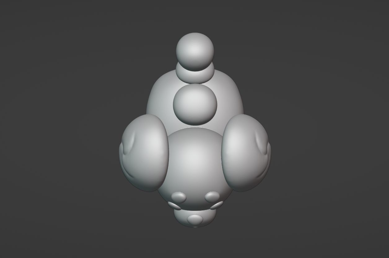 Fidough - 3D print - Pokemon Scarlet Violet 3D print model_6