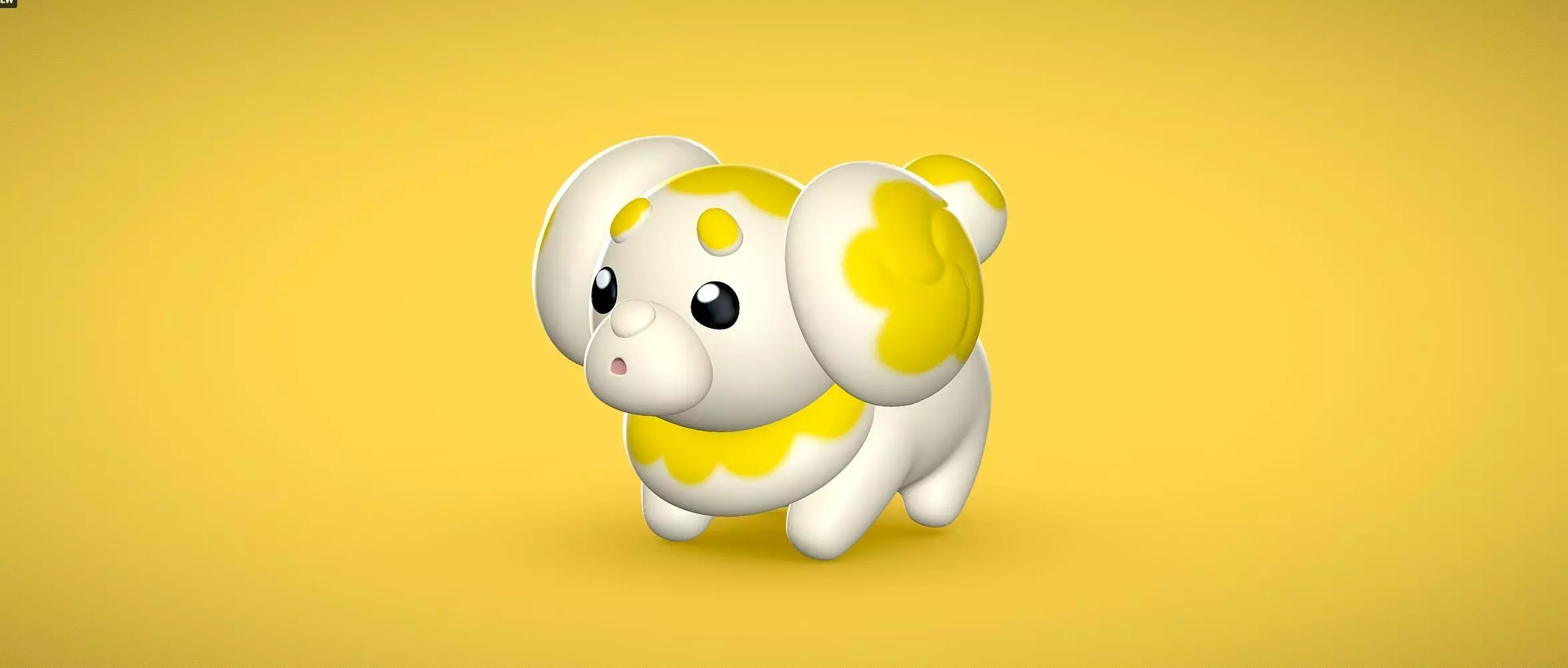 Fidough - 3D print - Pokemon Scarlet Violet 3D print model_0