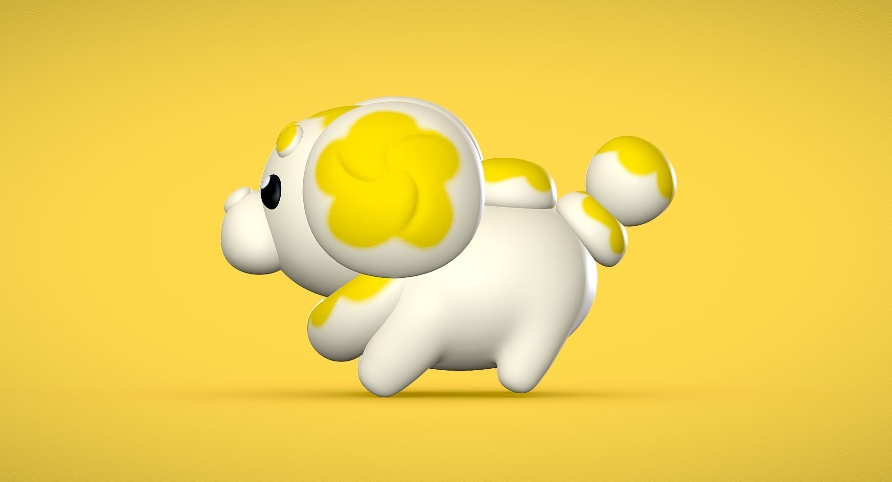 Fidough - 3D print - Pokemon Scarlet Violet 3D print model_2