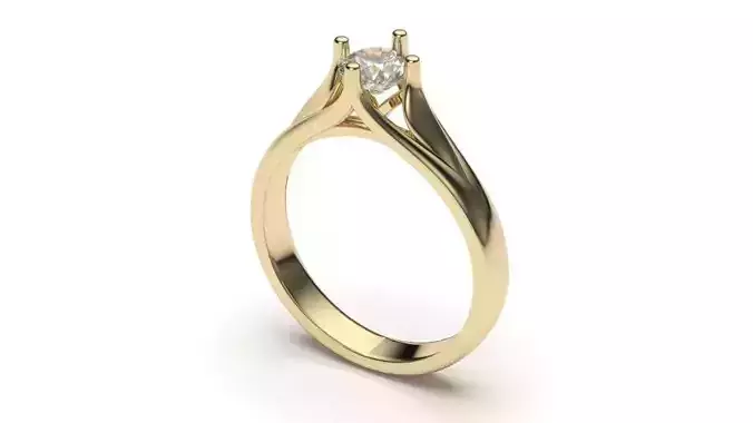 solitaire with ring sizes  8 part S112