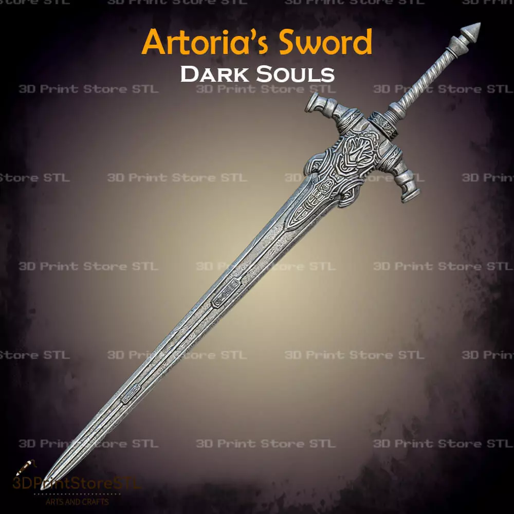 Artorias Sword Cosplay Dark Soul - STL File 3D print model_0
