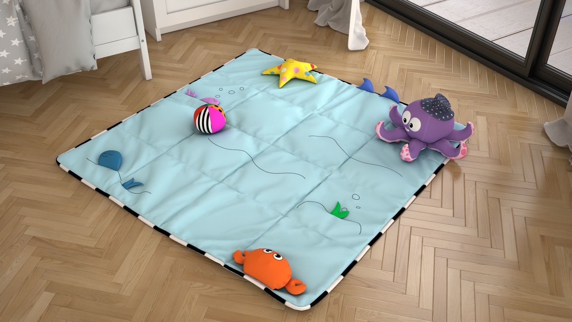 Play mat 3D model_17