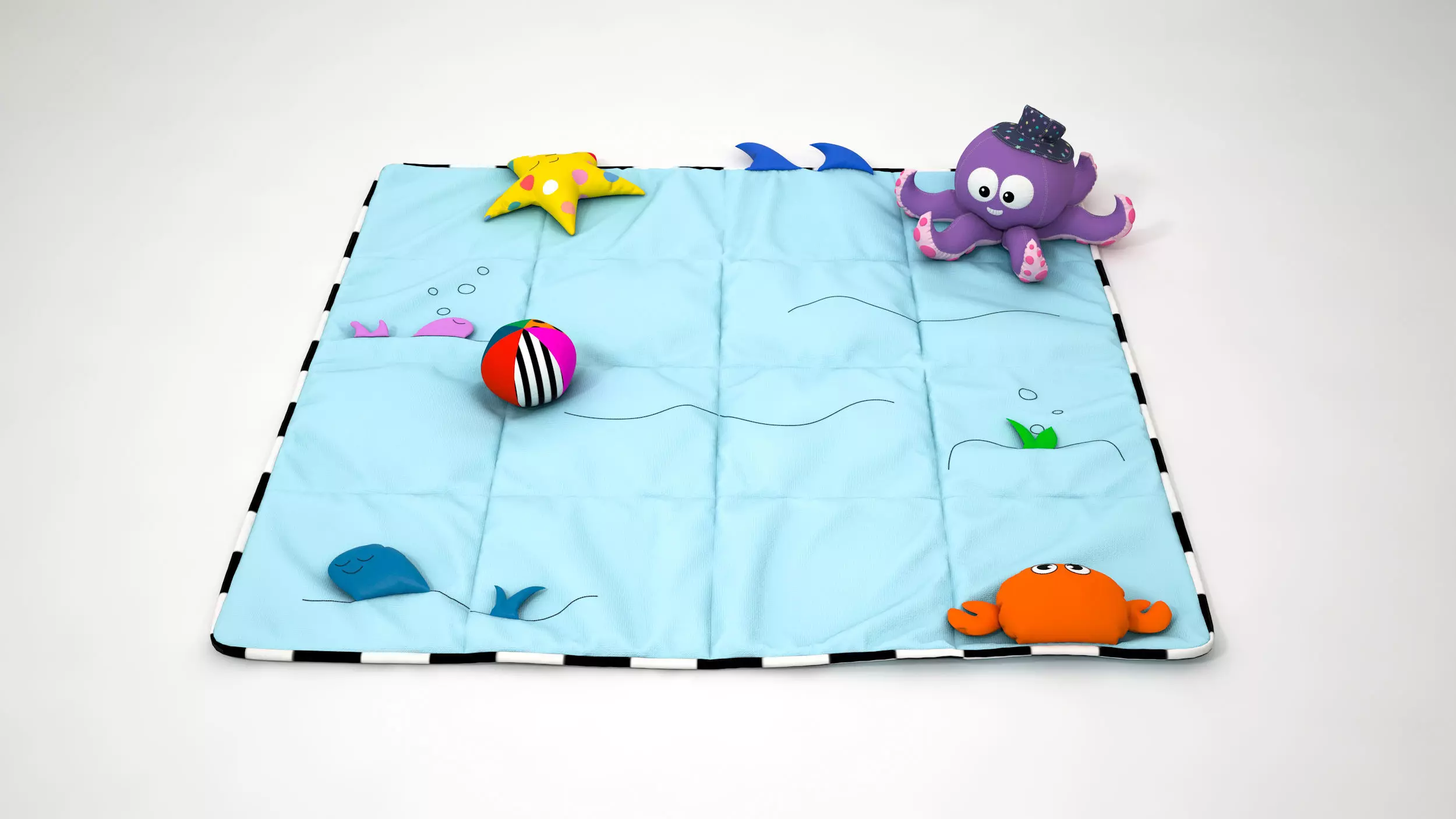 Play mat 3D model_0