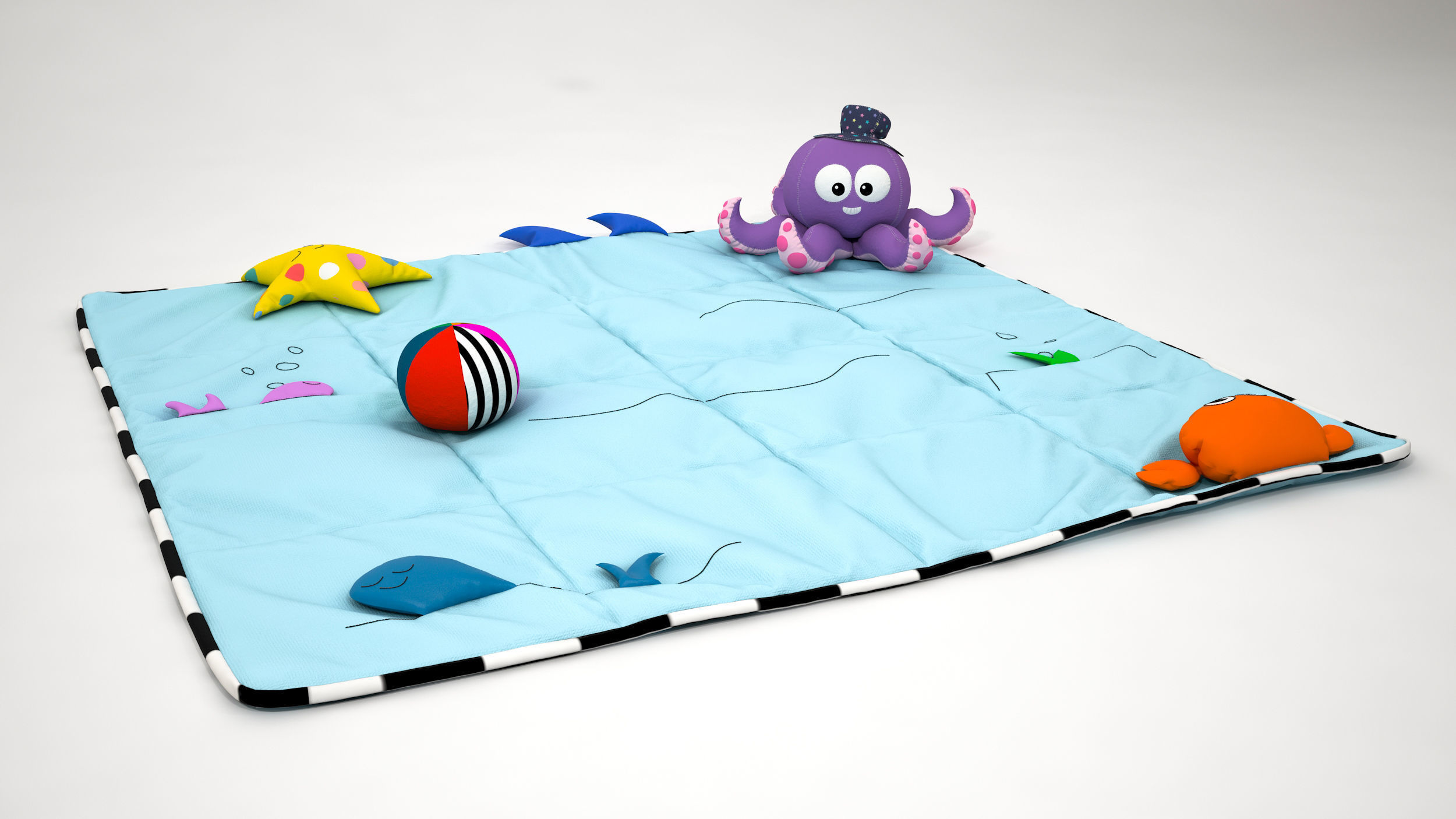 Play mat 3D model_2