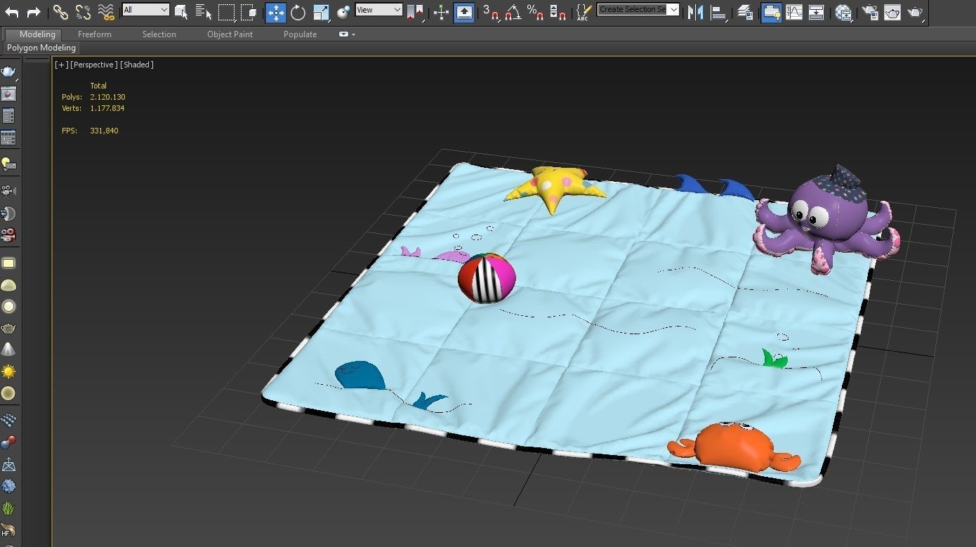 Play mat 3D model_21