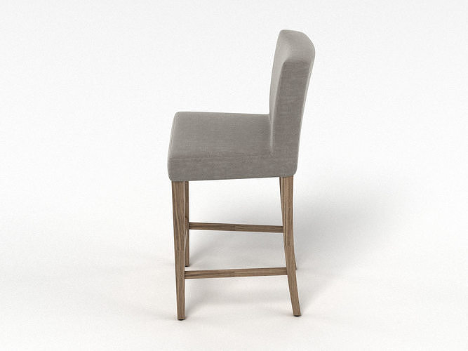 Generic Breakfast Bar Stool 3D model 2