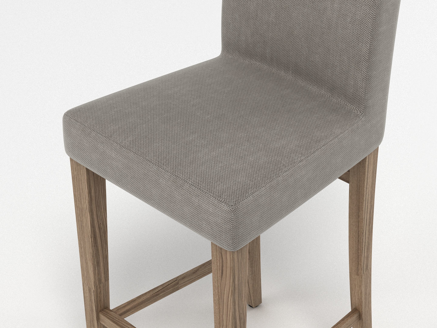 Generic Breakfast Bar Stool 3D model_2