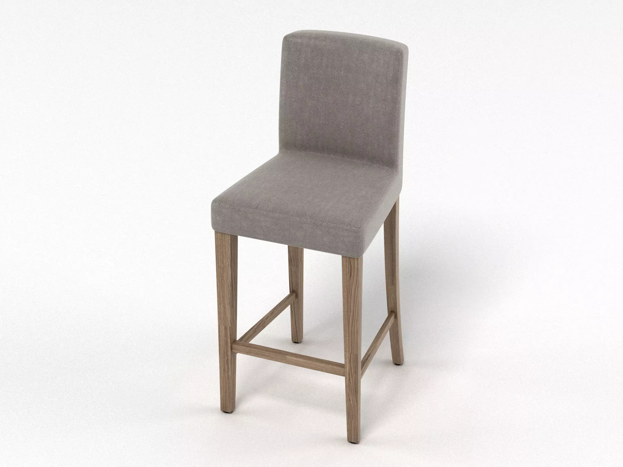 Generic Breakfast Bar Stool 3D model_0