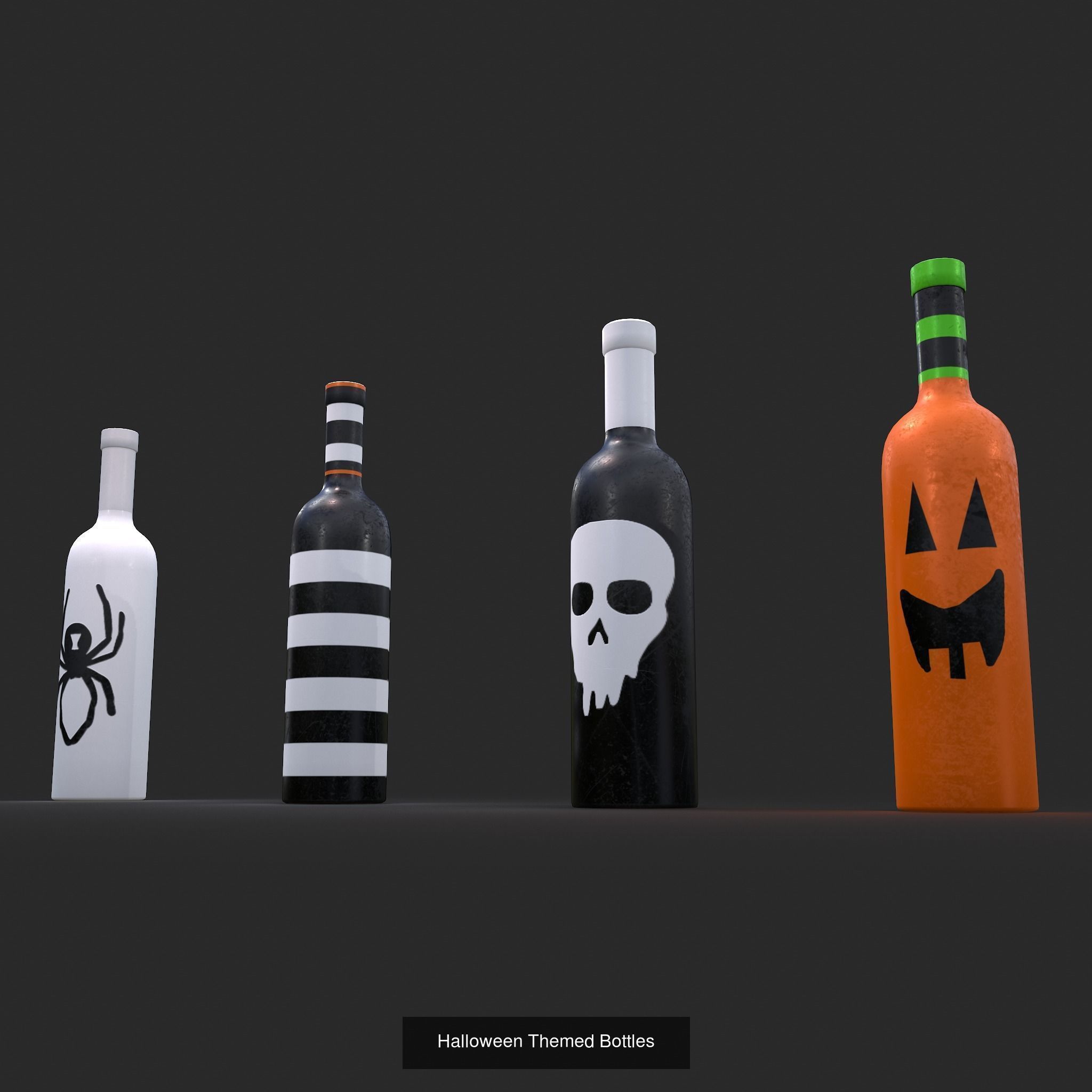 Halloween Prop Mix Four 3D Model Collection_9