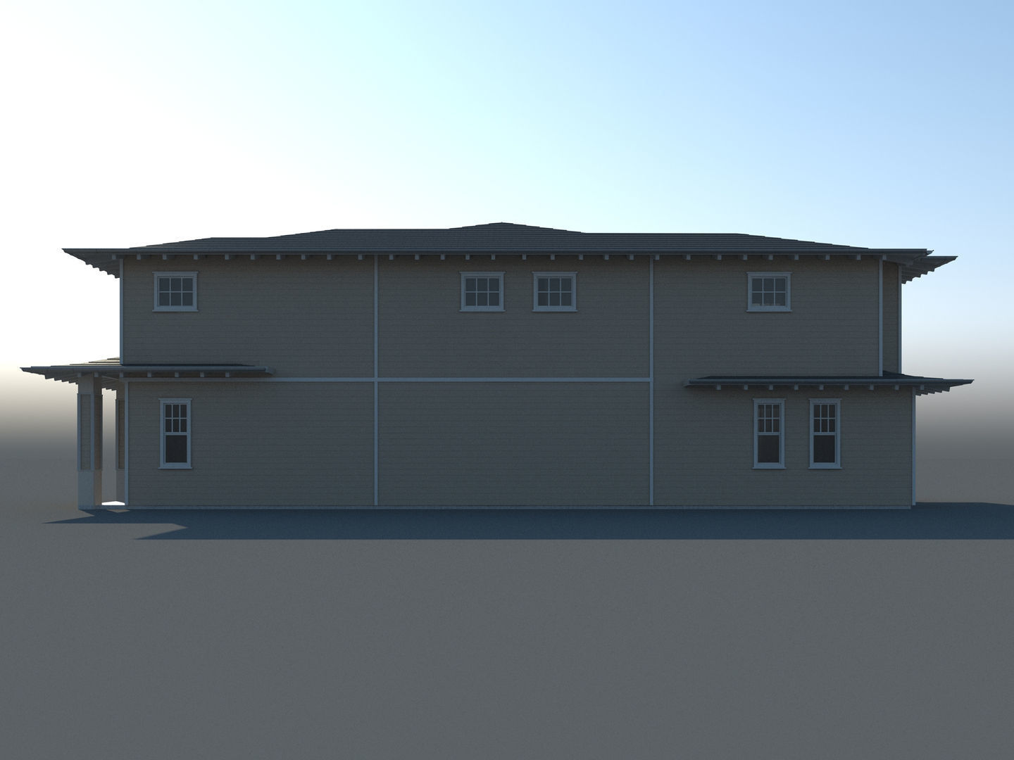 Generic House 007 3D model_10