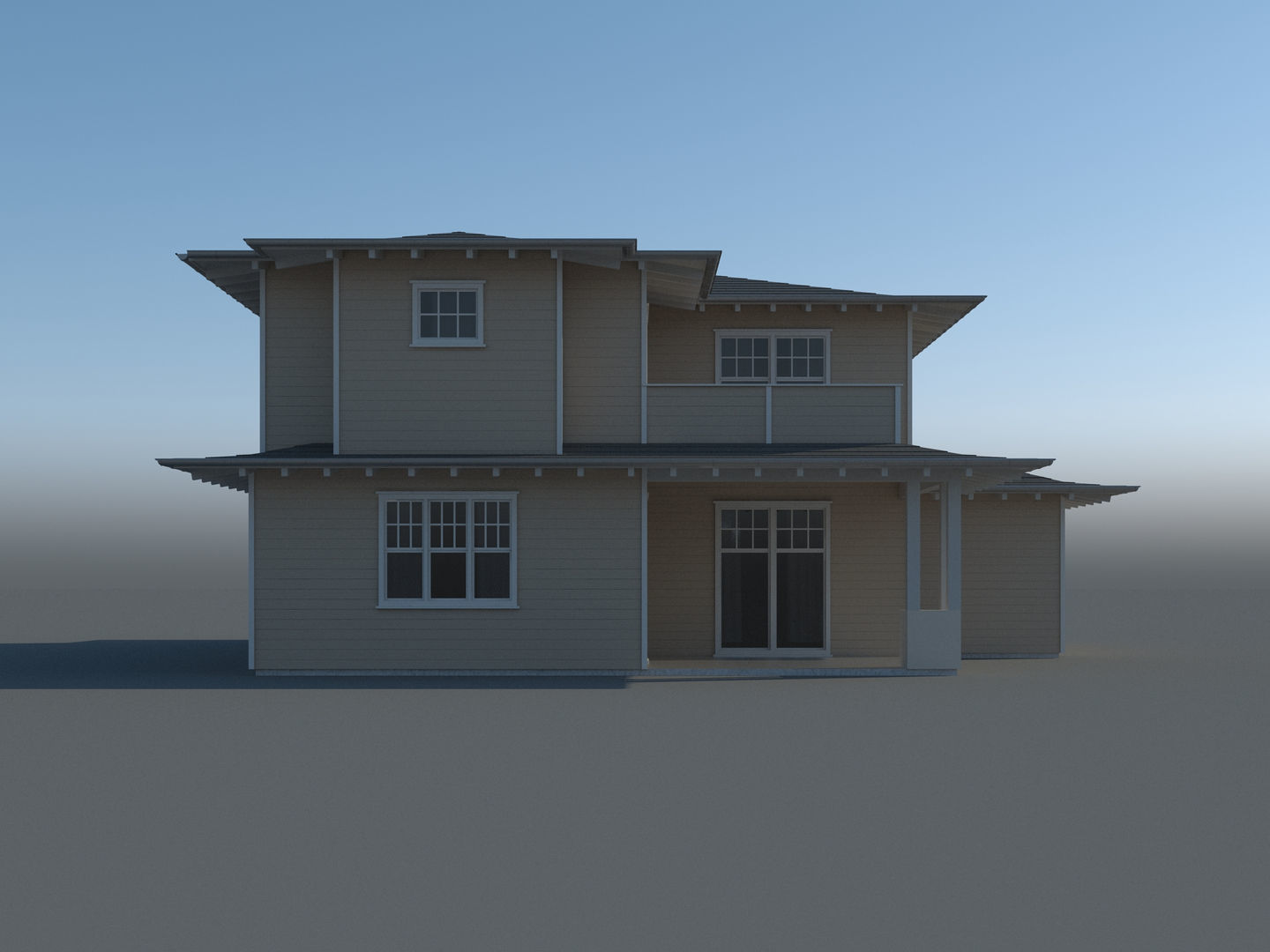 Generic House 007 3D model_11
