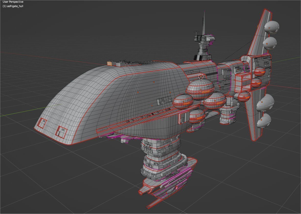 3D model Rebel Assault Frigate Mk1 - Star Wars Legends VR / AR / low ...