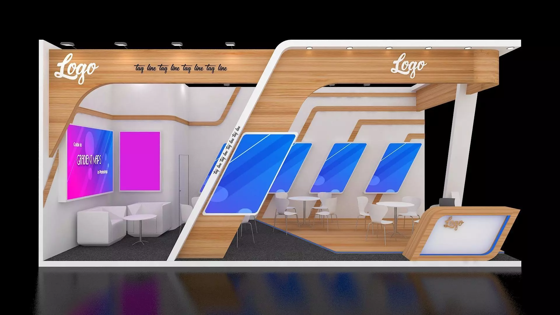 STALL DEESIGN  3D model_0