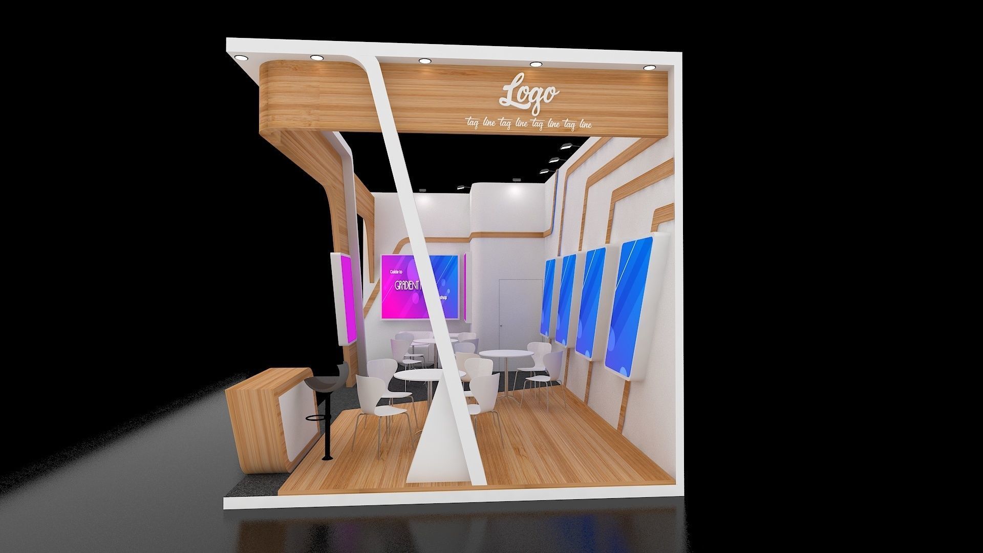 STALL DEESIGN  3D model_2