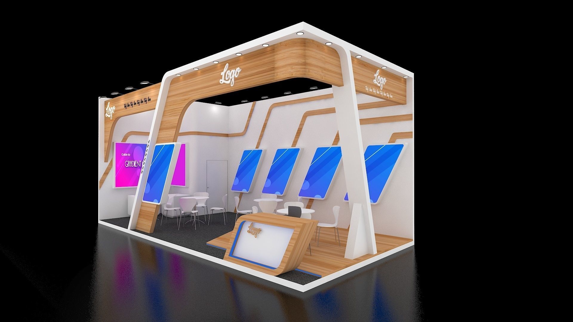 STALL DEESIGN  3D model_1