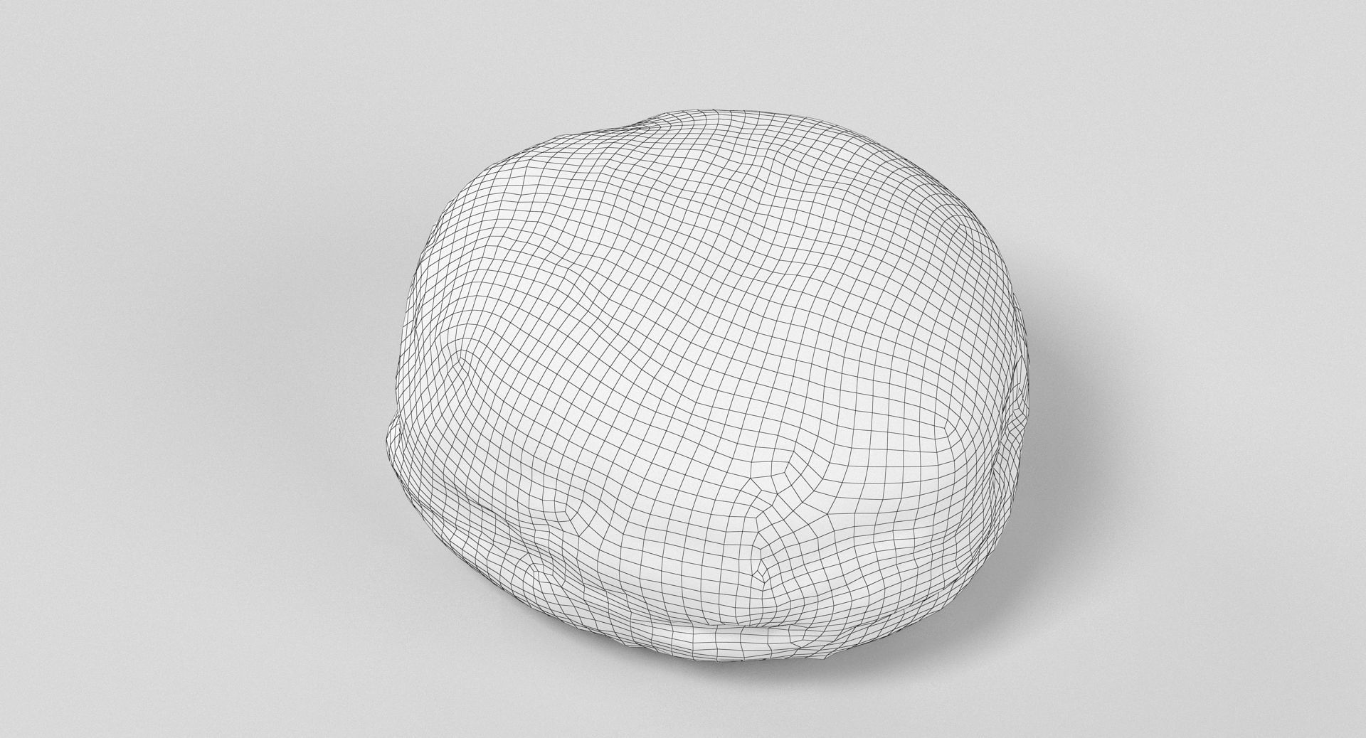 Donut 001 Low-poly 3D model_8