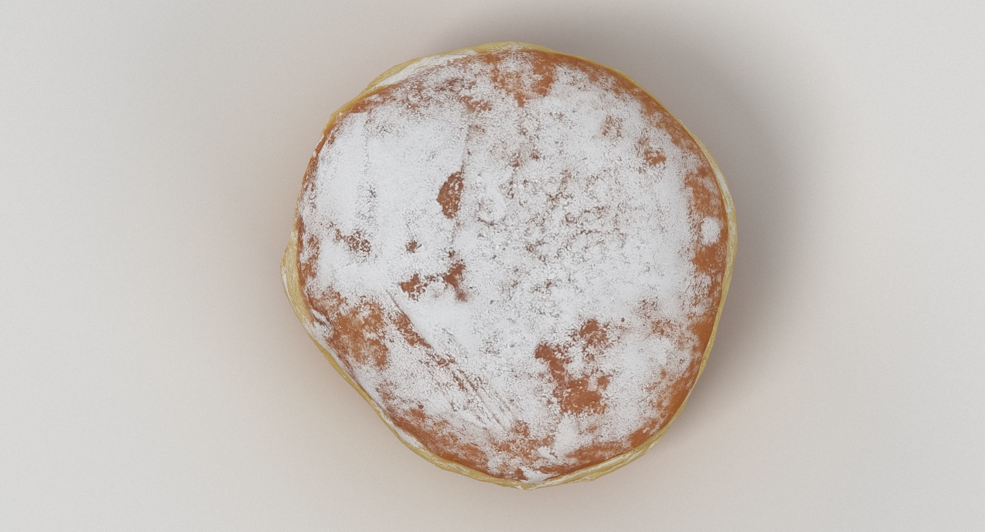 Donut 001 Low-poly 3D model_4