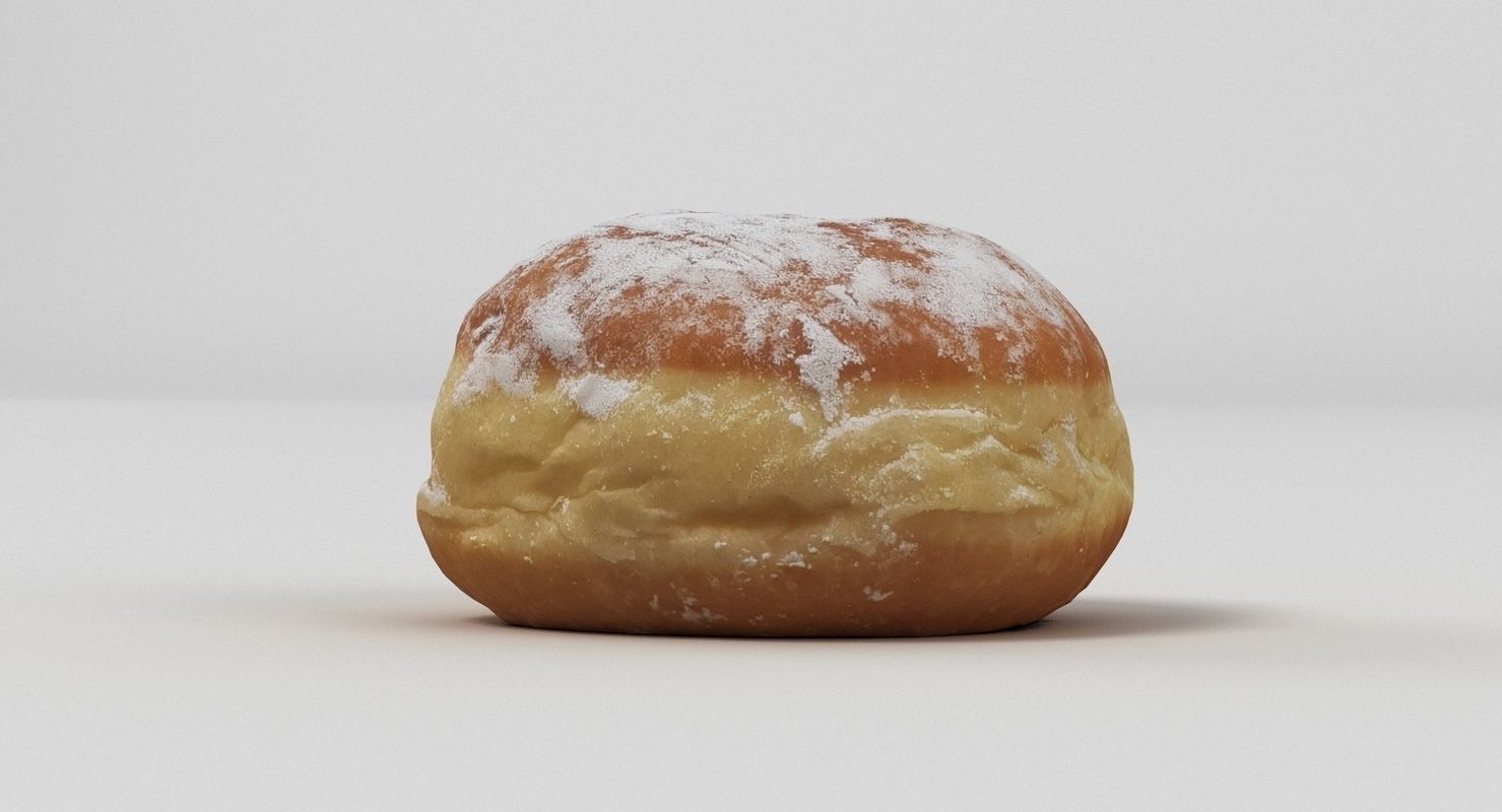 Donut 001 Low-poly 3D model_1