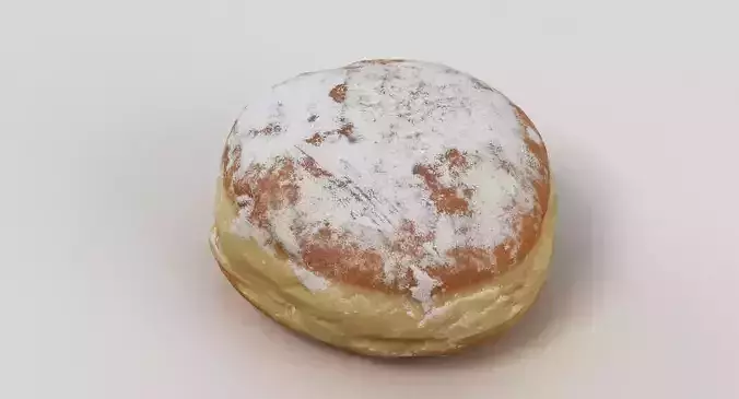 Donut 001 Low-poly 3D model