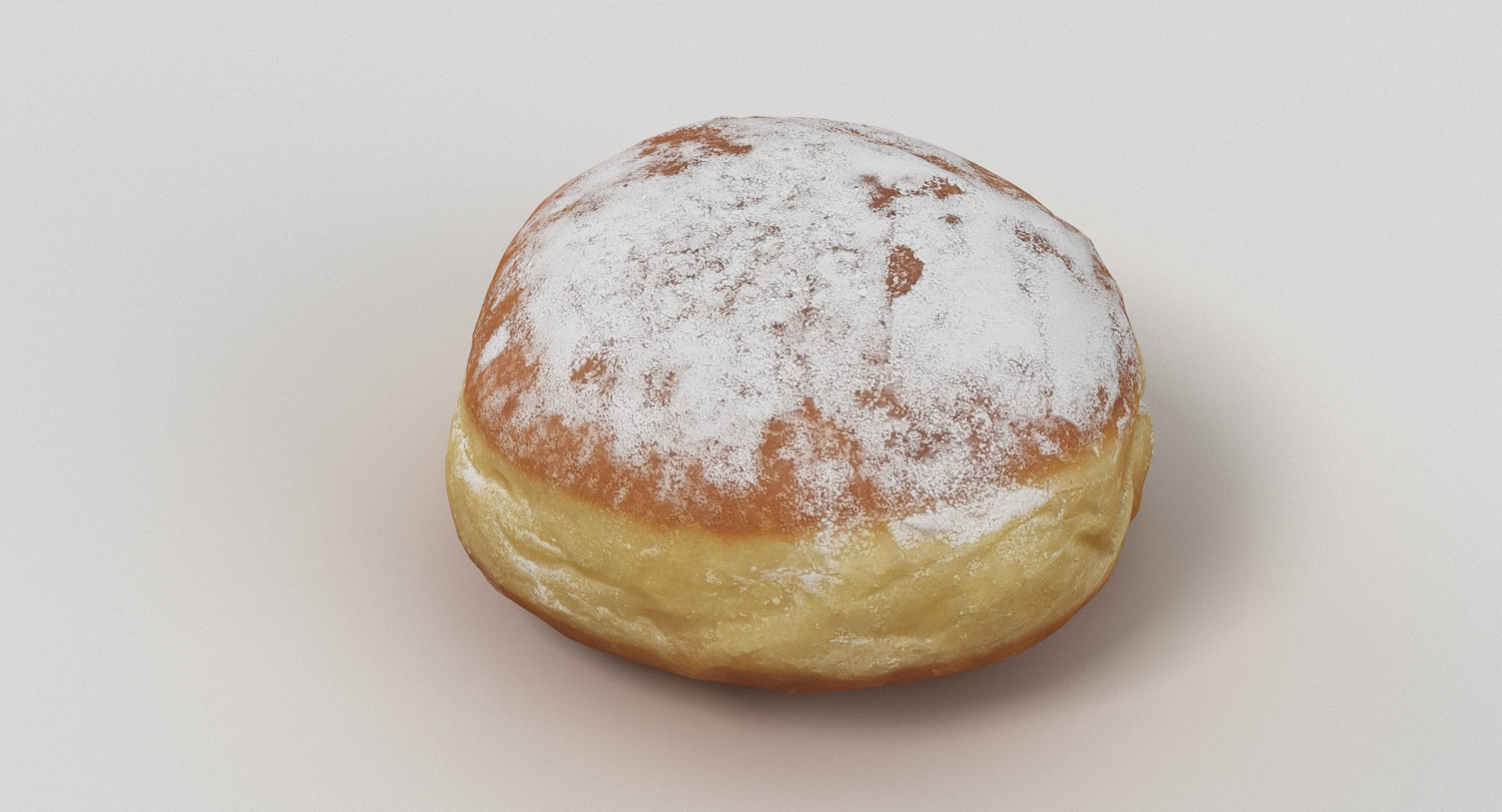 Donut 001 Low-poly 3D model_3