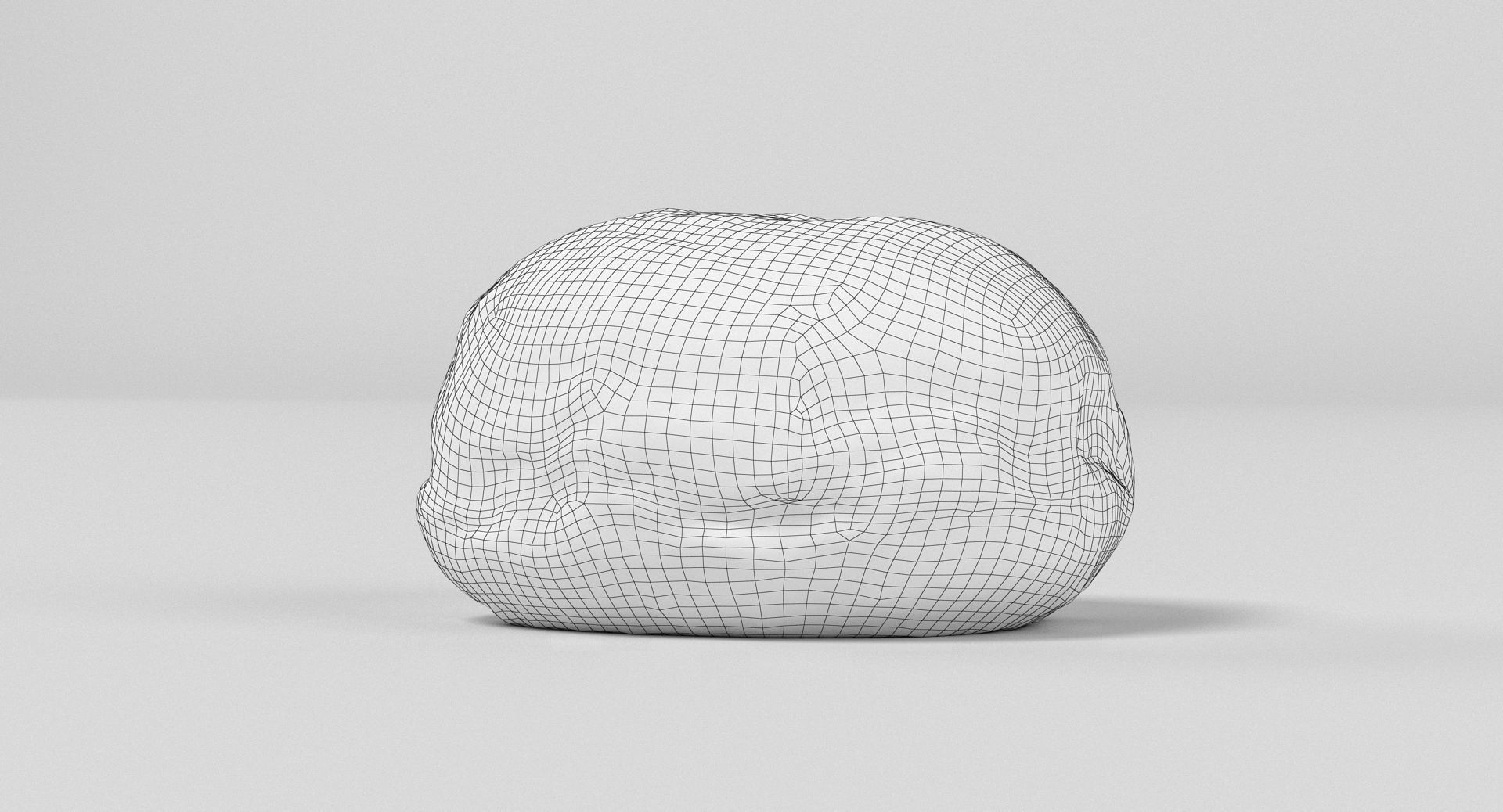 Donut 001 Low-poly 3D model_7