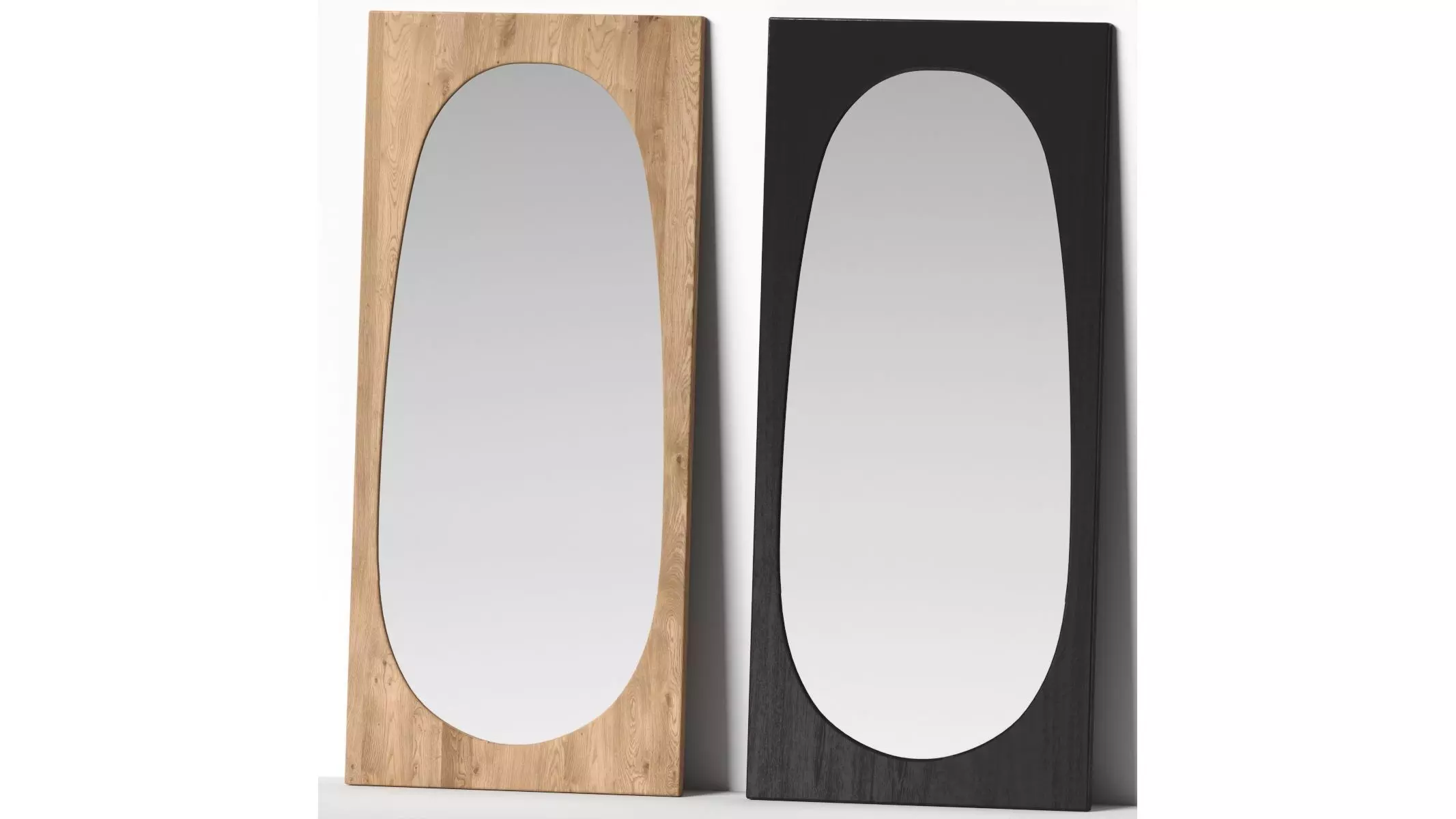 Mabelle Floor Mirror - Urban Outfitters 3D model