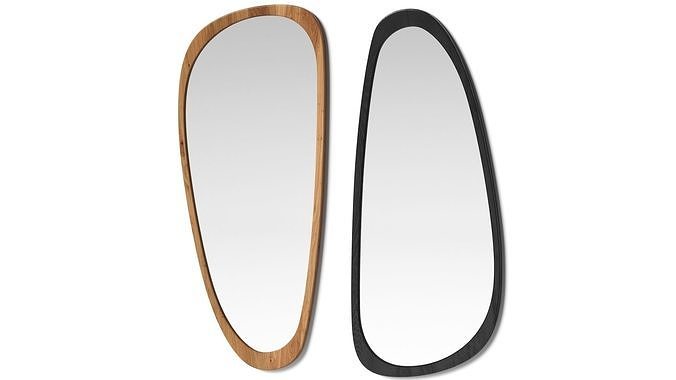 Acorn Mirror - West Elm 3D model