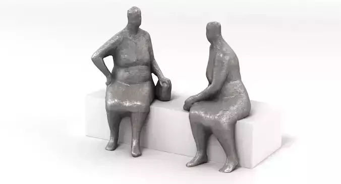 Abstract Bronze Statue Figurines Artwork