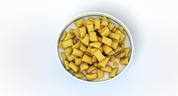 Bowl of Cereal 004 3D model 2