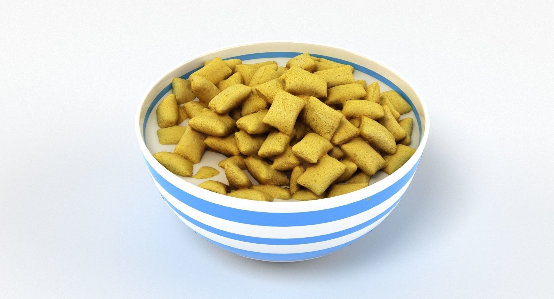 Bowl of Cereal 004 3D model_5