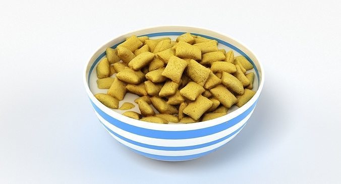 Bowl of Cereal 004 3D model 6