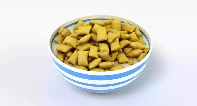 Bowl of Cereal 004 3D model